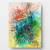 Aangepaste danser fotoplaat (voorkant)