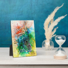 Aangepaste danser fotoplaat