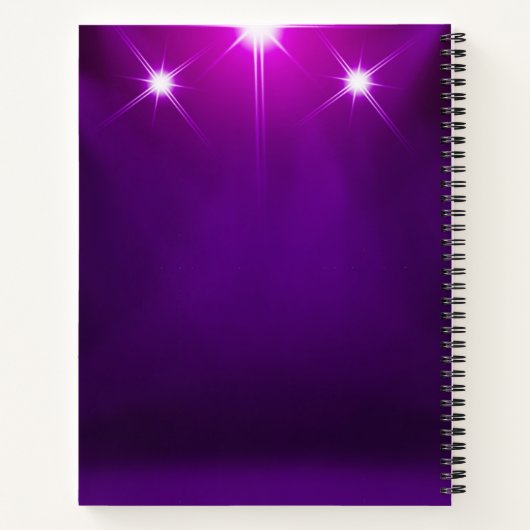 Aangepaste danser Kinder Notitieboek (Achterkant)