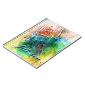 Aangepaste danser notitieboek (Linkerzijde)