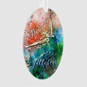 Aangepaste danser ornament (voorkant)