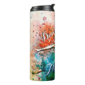 Aangepaste danser thermosbeker (Gedraaid links)