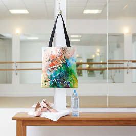 Aangepaste danser tote bag