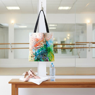 Aangepaste danser tote bag