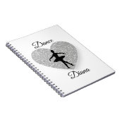 aangepaste dansernaam, Dance Heart Sparking-schuiv Notitieboek (Rechterzijde)