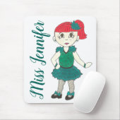 Aangepaste dansleraar Gift Tap Overweging klasse Muismat (Met muis)