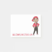 Aangepaste dansschool Studio Hip Hop Class Dancer Post-it® Notes (Voorkant)