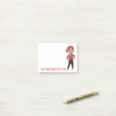 Aangepaste dansschool Studio Hip Hop Class Dancer Post-it® Notes (Op bureau)