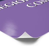 Aangepaste danswedstrijd 'veel succes'-poster perfect poster (Hoek)