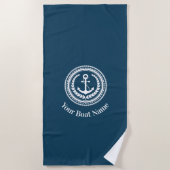 Aangepaste darmhanddoek strandlaken (Voorkant)