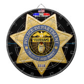 Aangepaste Dart Board voor politieeditie Dartbord (Voorkant)