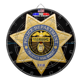 Aangepaste Dart Board voor politieeditie Dartbord