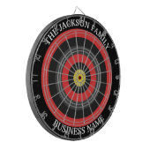 Aangepaste Dartbord Bedrijfsnaam (Voorkant Links)