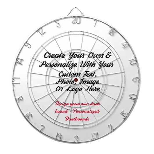 Aangepaste dartborden, gepersonaliseerde foto dart dartbord (Voorkant)
