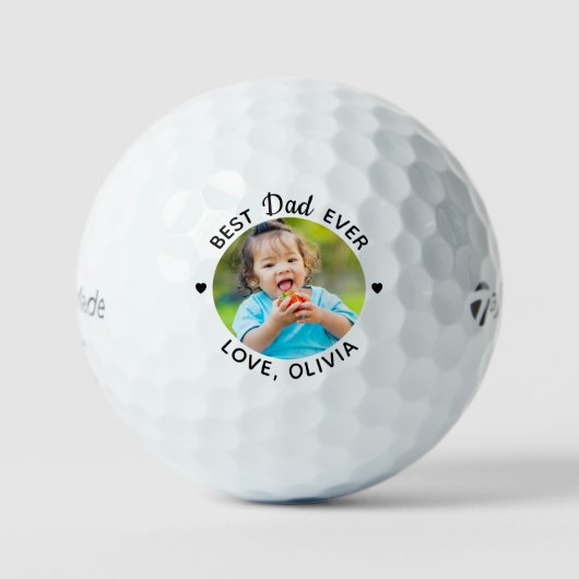 Aangepaste datum Aangepaste fotofeesten dag op maa Golfballen (Voorkant)