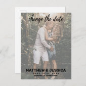 Aangepaste datum foto Verloving Aankondigingskaart (Voorkant / Achterkant)