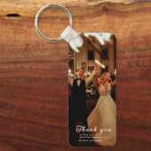 Aangepaste datum opslaan | Gepersonaliseerde foto Sleutelhanger (Voorkant)