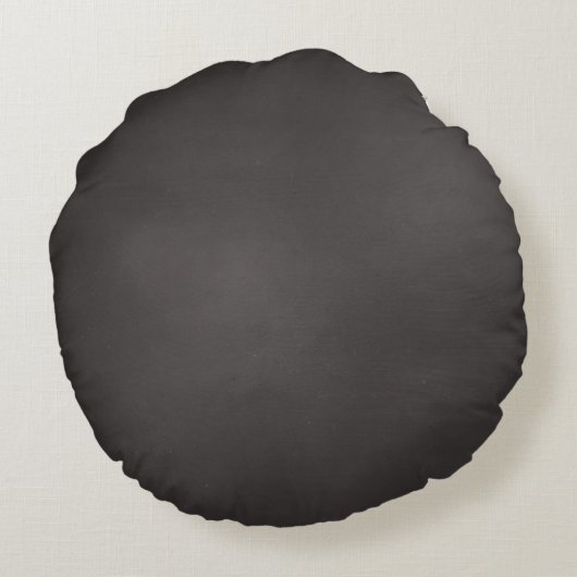 Aangepaste datum van het Monogram van het Chalkboa Rond Kussen (Achterkant)