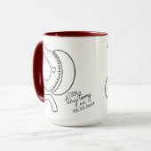 Aangepaste datum van Sleeve in de maag Mok (Voorkant links)