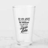 Aangepaste datum voor gezinshereniging glas (Voorkant)