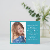 Aangepaste datum voor het opslaan van BrightStor P Aankondigingskaart (Staand voorkant)