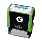 Aangepaste datumstempel groen zelfinktende stempel (Product)