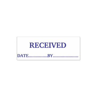 Aangepaste datumstempel ROOD Zelfinktende Stempel