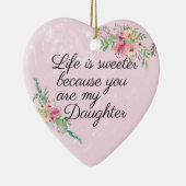 Aangepaste Daughter Ornament (Rechts)