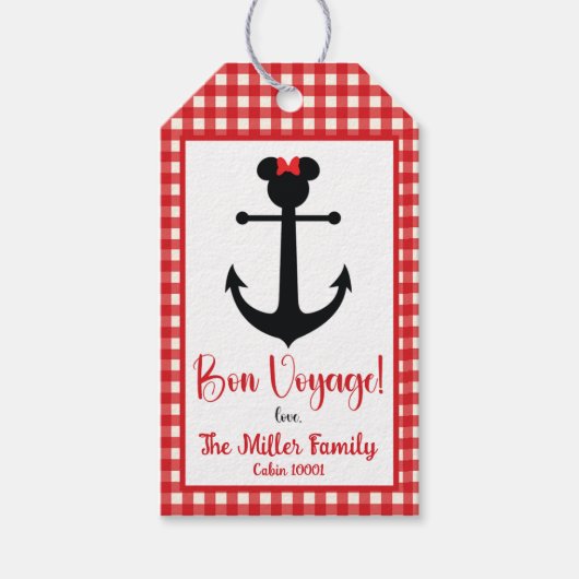 Aangepaste DCL Fish Extender, Pixie Dust Cruise Cadeaulabel (Voorkant)