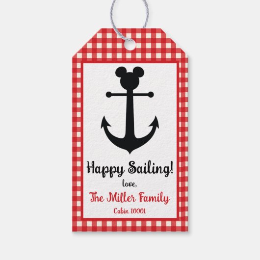 Aangepaste DCL Fish Extender, Pixie Dust Cruise Mi Cadeaulabel (Voorkant)