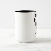 Aangepaste december geboortebloem - Gepersonalisee Mok (Midden)