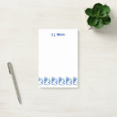Aangepaste Deco Blauwe Racing Zeilboten Post-Its Post-it® Notes (Kantoor)