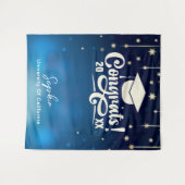 Aangepaste decoratie voor afstudeerfeest 2025 foto wandkleed (Voorkant (horizontaal))