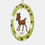 Aangepaste decoratieve bosvriendschappelijke ontwe keramisch ornament (Links)