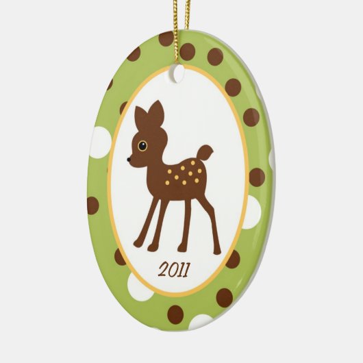 Aangepaste decoratieve bosvriendschappelijke ontwe keramisch ornament (Links)