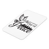 Aangepaste Decoratieve Dag van Vrede Magneten (Linkerzijde)