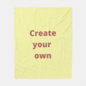 Aangepaste decoratieve kleurrijke moderne familiet fleece deken (Voorkant)