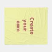 Aangepaste decoratieve kleurrijke moderne familiet fleece deken (Voorkant (Horizontaal))