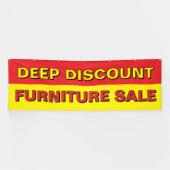 Aangepaste Deep Discount Meubel Sale Groot Spandoek (Horizontaal)