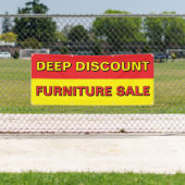 Aangepaste Deep Discount Meubel Sale Spandoek (Insitu)