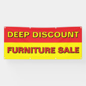 Aangepaste Deep Discount Meubel Sale Spandoek (Horizontaal)