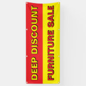 Aangepaste Deep Discount Meubel Sale Spandoek (Verticaal)