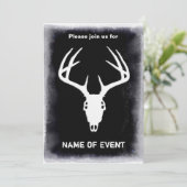 Aangepaste 'Deer Hunting Skull' Kaart (Staand voorkant)