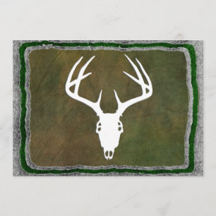 Aangepaste 'Deer Hunting Skull' Kaart