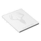Aangepaste 'Deer Hunting Skull Notitieblok (Schuin)