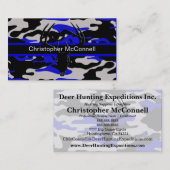 Aangepaste 'Deer Hunting Skull' Visitekaartje (Voorkant / Achterkant)