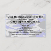 Aangepaste 'Deer Hunting Skull' Visitekaartje (Achterkant)