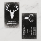 Aangepaste 'Deer Hunting Skull' Visitekaartje (Voorkant / Achterkant)