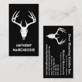 Aangepaste 'Deer Hunting Skull' Visitekaartje (Voorkant / Achterkant)