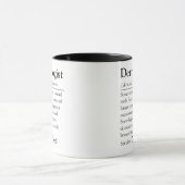 Aangepaste definitie dermatoloog grappig mok (Midden)